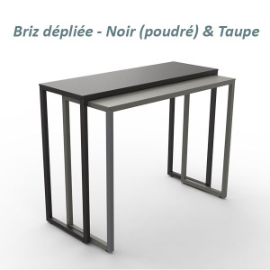 console design console bureau briz mati re grise console acier