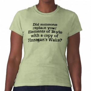 Finnegan's Wake Tee Shirt