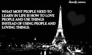 Quote with Eiffel tower, Paris