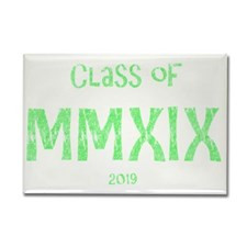 Class of 2019 LIME trans Rectangle Magnet for