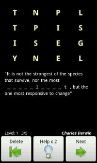 ... the missing words in famous quotes and share them with your friends