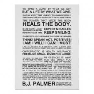 Epigrams & Quotes from B.J. Palmer Print