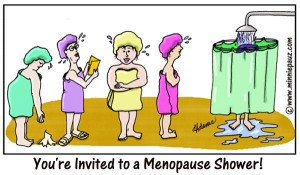 Menopause Shower Cartoon