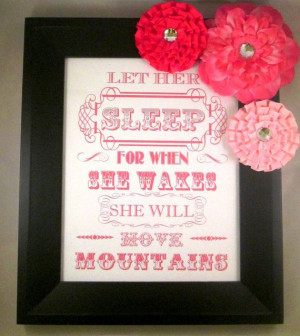 Inspirational Quote Nursery Decor She will by MyMiaBellaBoutique, $23 ...