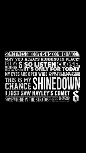 We have shinedown's 