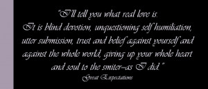 Great Expectations Love Quotes Quote Image