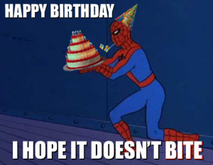 Happy Birthday Meme Spiderman