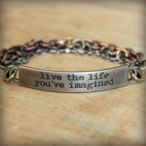 2pc Indie Inspirational Quote Interchangeable Bracelet ... 
