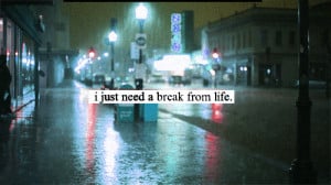 gif life text depression quotes rain textual sadness break street ...