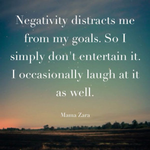 Don't entertain negativity. #quotes #positive #attitude made with ...