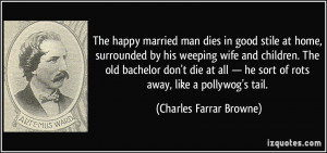 More Charles Farrar Browne Quotes
