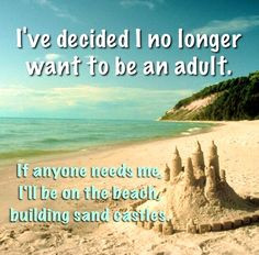 Sand Castle Quote. Featured on Beach Bliss Living: beachblissliving ...