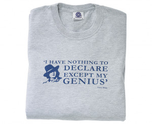 Famous Quote T-Shirt Oscar Wilde