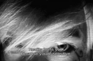 ... sensitive. # sala samobojcow # suicide room # sylwia # 2011 # quote