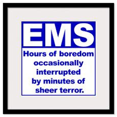 EMS - Boredom... Framed Print