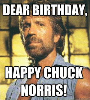 Happy Birthday Chuck Norris (75)