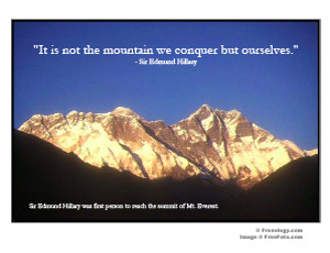 Mount Everest Quotes. QuotesGram