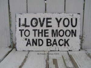 love you to the moon and back (and back, and back).