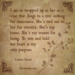 She’s tied me to her for eternity.