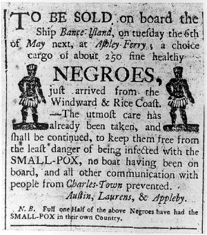 slave advertisement charleston south carolina 1780s slaves were ...