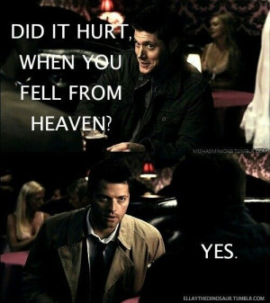 Supernatural pick up lines :)