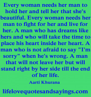 woman needs her man to hold her and tell her that she s beautiful ...