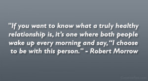 Robert Morrow Quote
