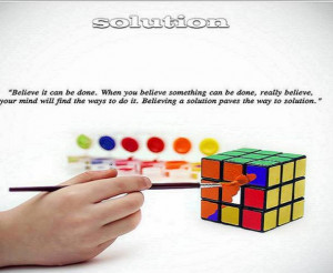 Life Improvement Quote - Solution; amazing picture, art, awesome photo ...