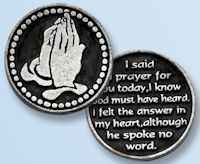 Safe Travel Prayer Catholic I said a prayer for you coin