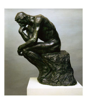 The Thinker Art Print