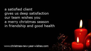 Quotes For Business ~ CLIENTS WISHES for chirsmas & business thank ...