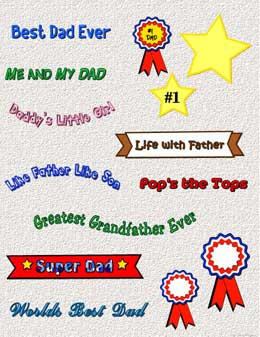 Fathers Day Sayings and Clip Art