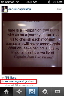 Gerald's recent instagram quote was exactly what he told Sarah when he ...