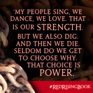My people sing, we dance, we love. That is our strength. But we also ...