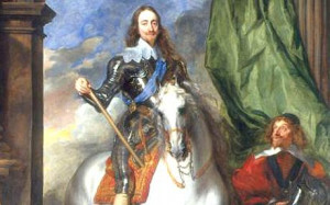 This painting by Anthony Van Dyke of King Charles I is in Buckingham ...
