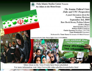 Duke Islamic Studies Center Presents an Islam in the News Event