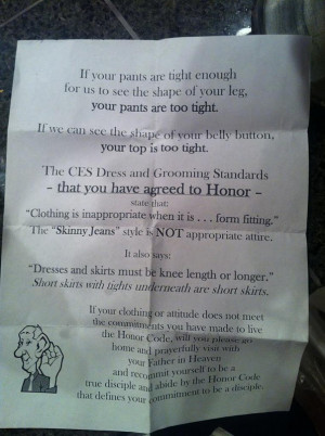 BYU-Idaho bans skinny jeans...Crazyness Insues!