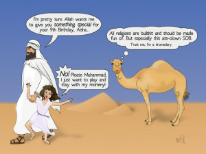 Description Everybody Draw Mohammed Day - Aisha follows the prophet ...