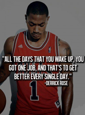 basketball, better, day, derrick, fitness, get, job, motivation, quote ...
