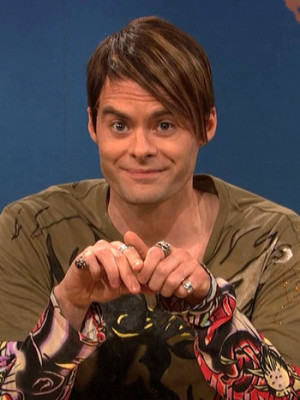 Bill Hader as Stefon on Saturday Night Live.