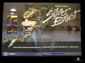 quad poster art for silver bullet 1985
