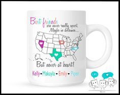 ... Friends Saying Goodbye Mug Moving Away Unique Coffee Mug Friendship