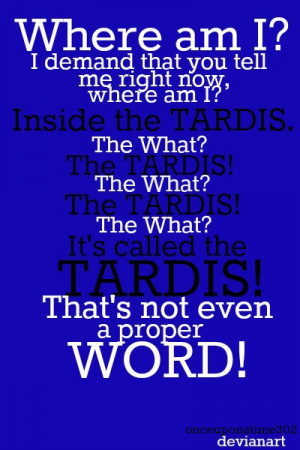 Doctor Who Quote Onceuponatime