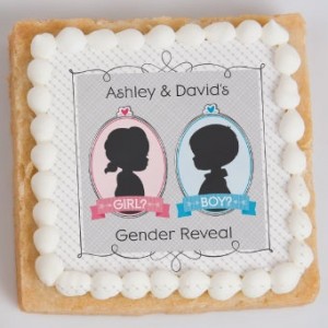 Gender Reveal – Personalized Party Cookies