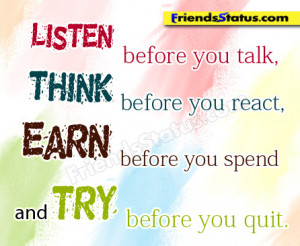 try quit facebook status quotes