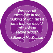 PEACE QUOTE: Risks Making War Risks to Secure Peace--PEACE SIGN COFFEE ...