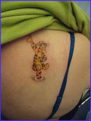 Fantastic color tiger tattoo