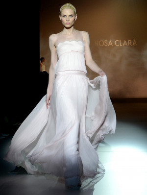 Andrej Pejic Walks The Runway In Bridal Gown