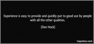 More Dee Hock Quotes