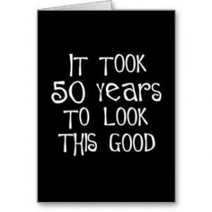 50th birthday greeting cards and phrases